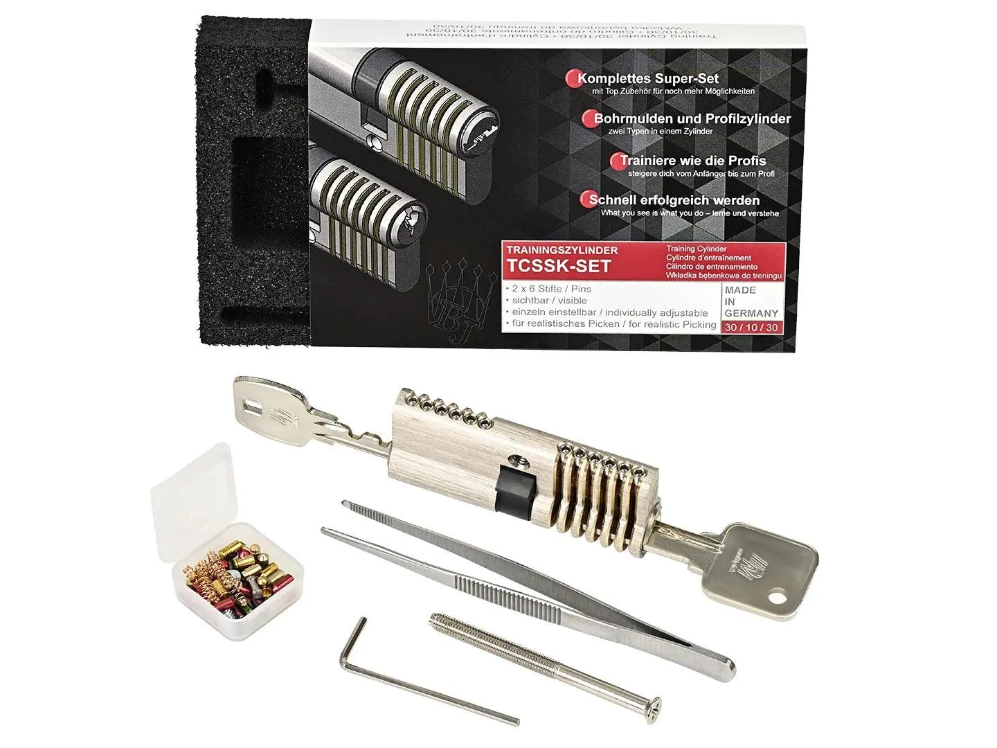 Multipick Cutaway Training Lock Kit (Dimple & Pin Tumbler)