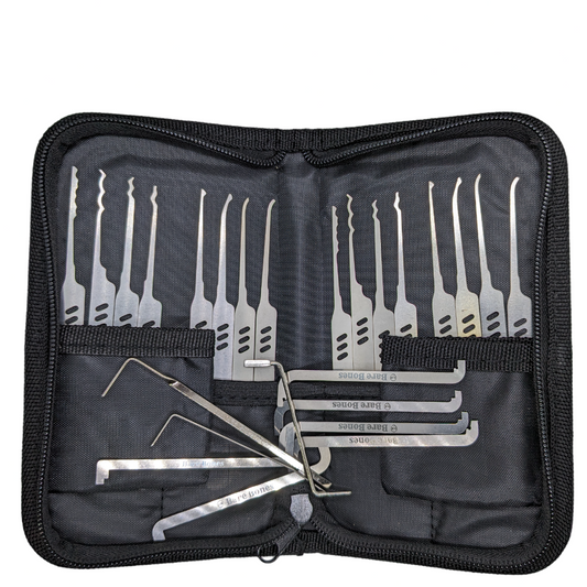 Bare Bones Beginner to Advanced Lock Picking Kit .023" & .020"