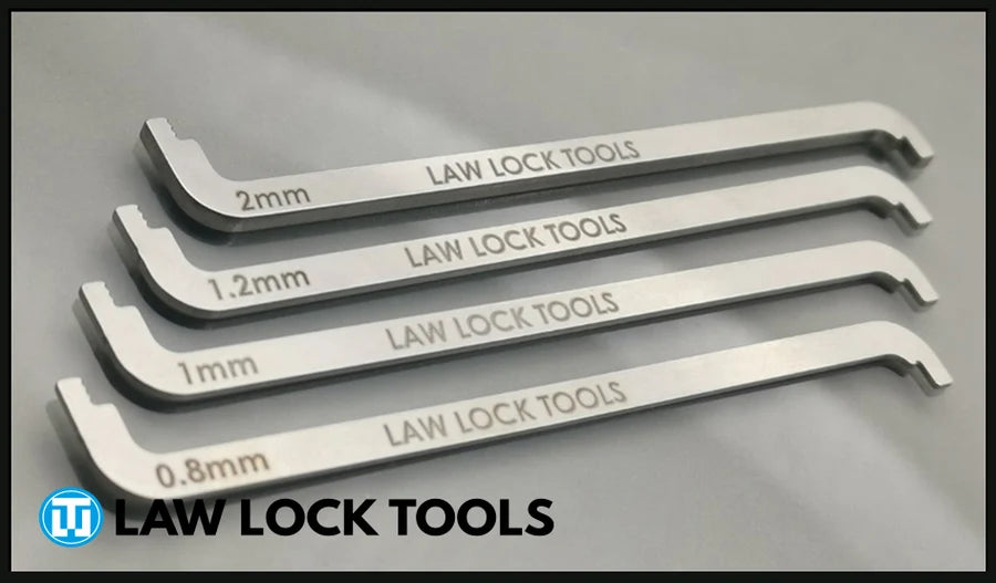 Law Lock Tools Valyrian Euro PRO Set .019"